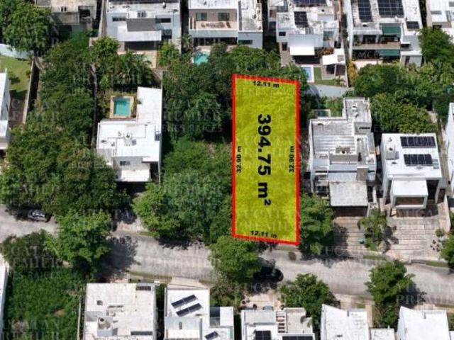 EN VENTA TERRENO DE 394.75 M2 EN PRIVADA PARQUE CENTRAL CHOLUL