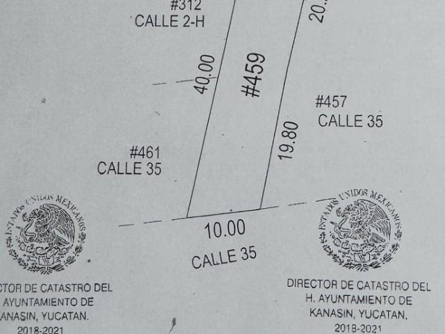 En Venta terreno en San Camilo, Kanasin, Yucat?n