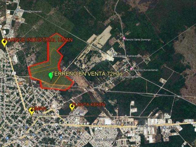 En Venta Terreno ideal para desarrollo industrial en Umán, Yucatán