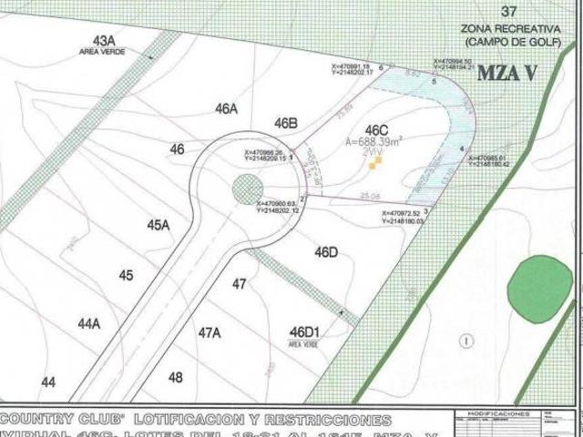 EN VENTA TERRENO PLANO, JUNTO AL CAMPO DE GOLF DE 9 HOYOS DE BOSQUE REAL