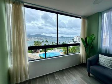 EN VENTA DEPTO COND. ASTORIA, EN CALETA ACAPULCO CON VISTA AL MAR DE DOS HABITACIONES