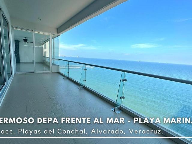 EN VENTA DEPARTAMENTO DE LUJO CON 3 REC?MARAS Y ESPECTACULARES VISTAS AL GOLFO DE M?XICO EN RIVIERA