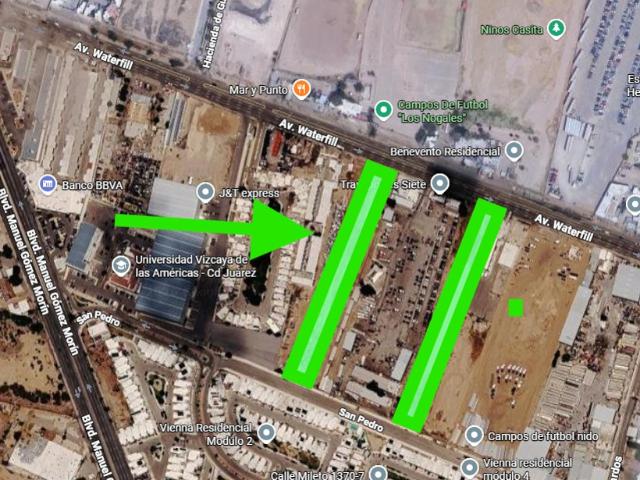 EN VENTA DOS TERRENOS COMERCIALES EN VENTA CON SUPERFICE DE 8915.235 M2 CADA UNO EN AV. WATERFILL