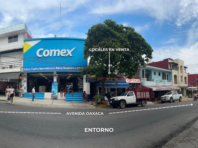 En venta locales comerciales y casa en el centro de Puerto Escondido, Oaxaca