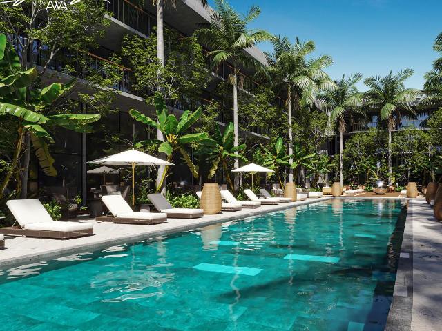 En Venta Lujoso Departamento con Terraza en Playacar