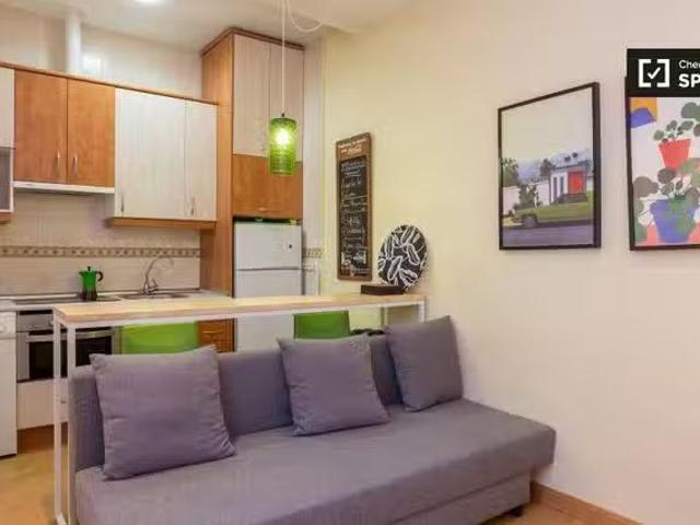 Acogedor Acogedor apartamento de 1 dormitorio en alquiler en L.
