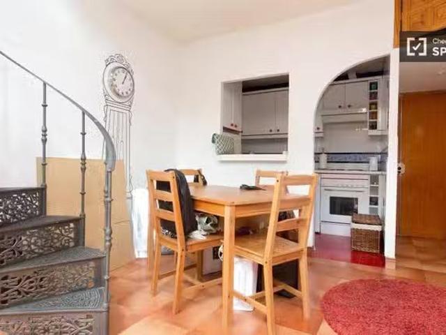 Bonito Piso de 1 habitación con aire acondicionado en alquiler.