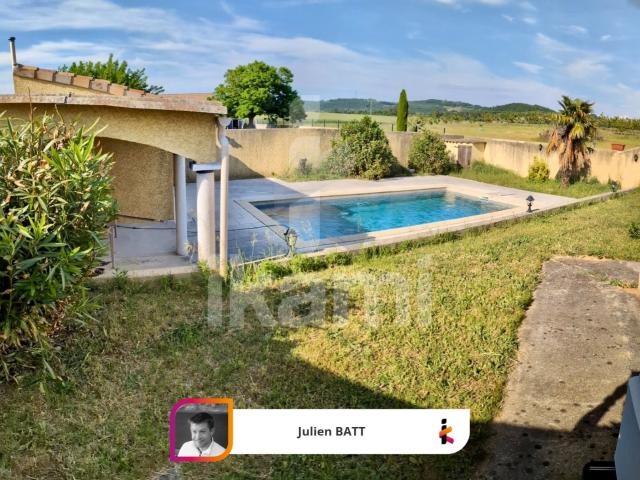 EN CAMPAGNE, VILLA 150 M2 SUR 2027 m2 DE TERRAIN AVEC PISCINE
