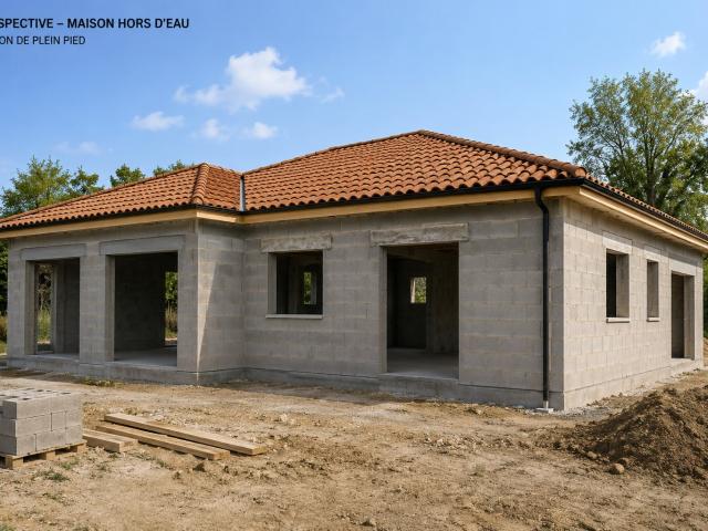 EN EXCLUSIVITÉ MAISON DE PLAIN PIED HORS D’EAU À GRÉZIEU LA VARENNE