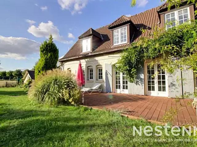 Ennetières en Weppes 59320 Achat / Vente maison 6 pièces t6 jardin terrasse