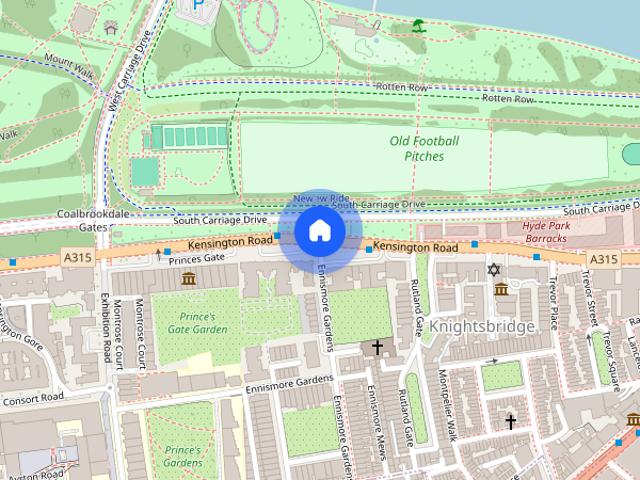 Ennismore Gardens Knightsbridge SW7