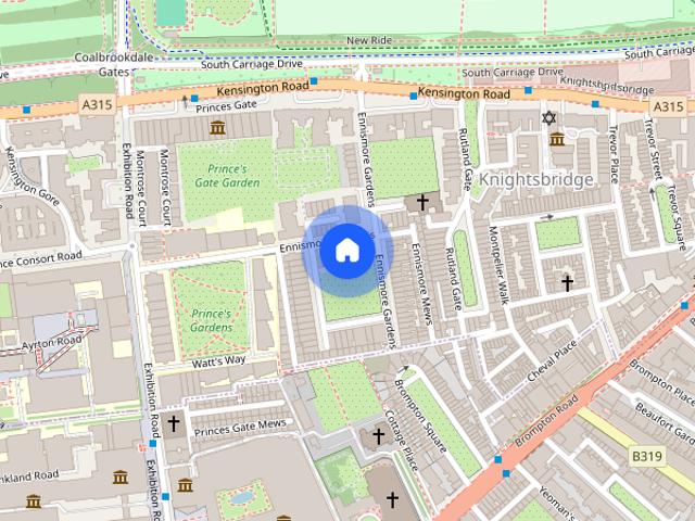 Ennismore Gardens Knightsbridge SW7