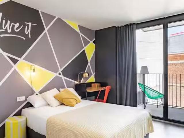Acogedor Habitación en Carrer de la Unió