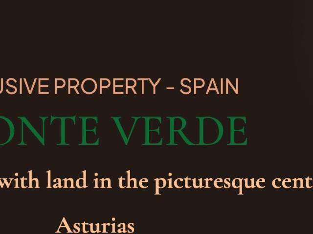 Encantadora casa con terreno en el pintoresco centro de Astu. 130m² Sinariega