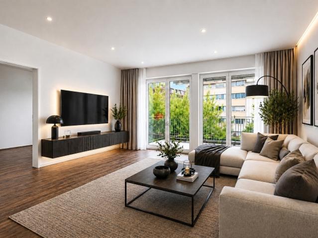 Endlich zuhause, direkt am Rhein