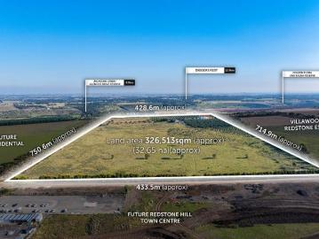 Endorsed plans for 32.65 hectares