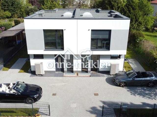 Energieeffizient A+: Doppelhaushälfte 170 m², 8 Zi, 3 Bäder, ohne Makler