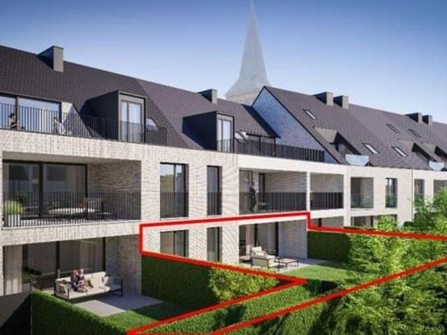 ENERGIEZUINIG APPARTEMENT MET 2 SLK, GROTE TUIN + PARKEERPL