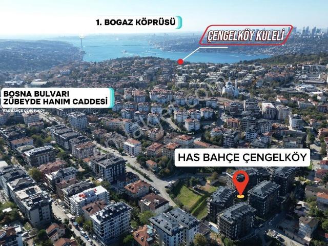 Çengelköy Has Bahçe Evleri 3+1 Bahçe Katı Satılık Daire