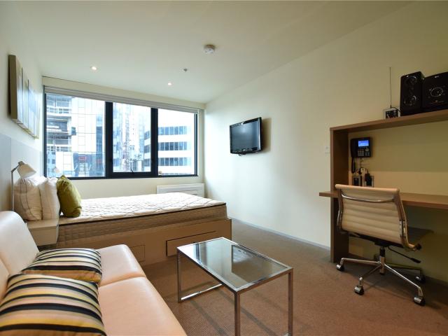 Enjoy CBD lifestyle in this bright studio apartment