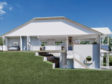 Enjoy split level living in Cascadia Calderwood