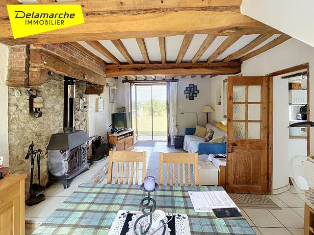 Ensemble de 2 maisons à vendre à Guehebert 50210 sur env. 1350m2 de terrain