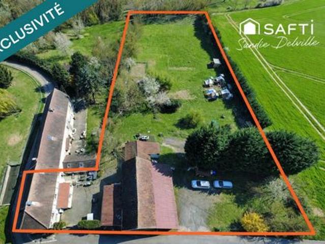 Ensemble immobilier maison + dépendance + grange