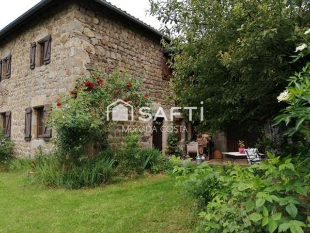 ENSEMBLE IMMOBILIER de 230 m2 + terrain 3000 m2 + 44000 m2 en location 1 ETABLE DE 130 M2 2 GARAGE