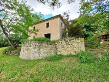 ENSEMBLE IMMOBILIER:GASCONNE EN PIERRE + MAISON OSSATURE BOIS