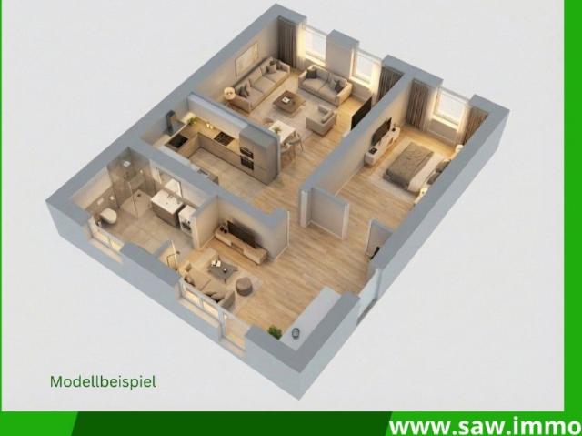 Helle, gemütliche 3 Raum Wohnung sucht neue Mieter