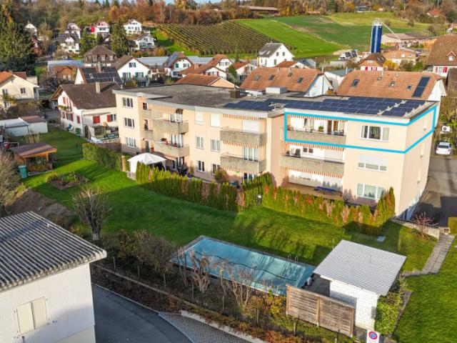 Entspannung Pur: 4.5 Zimmerwohnung mit Gemeinschaftspool und Sauna