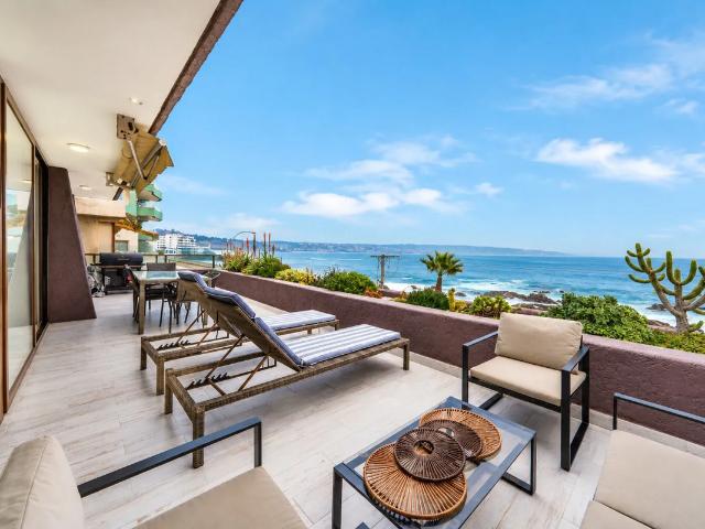 Esclusivo departamento amoblado en reñaca con vista al mar