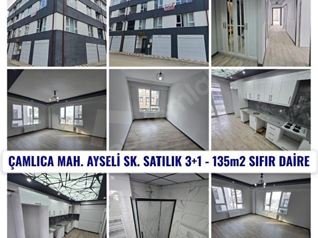 ESKİŞEHİR ÇAMLICA MAHALLESİ AYSELİ SOKAK DA SATILIK 3+1 135m2 SIFIR DAİRE