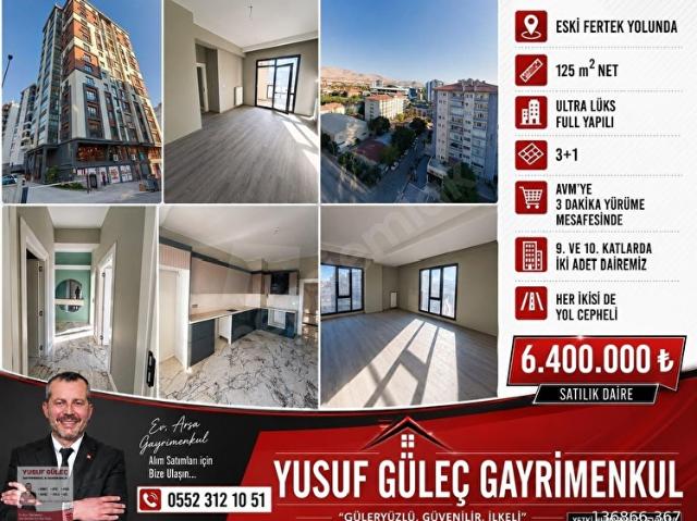 ESKİ FERTEK YOLUNDA MUHTEŞEM BİR KONUMDA 2 ADET LÜKS DAİRE