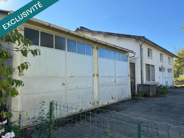 Espace de vie, tout de plain pied Ateliers & garages !
