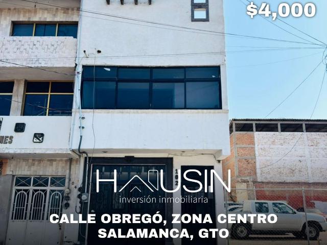 Espacio en RENTA, Calle Alvaro Obreg?n, entre Calle Juarez e Hidalgo Zona Centro. Salamanca, Gto