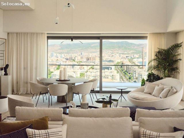 ESPECTACULAR OBRA NUEVA DE LUJO EN 1ª LÍNEA DE PLAYA EN MÁLAGA ESTE CON VISTAS AL MAR !