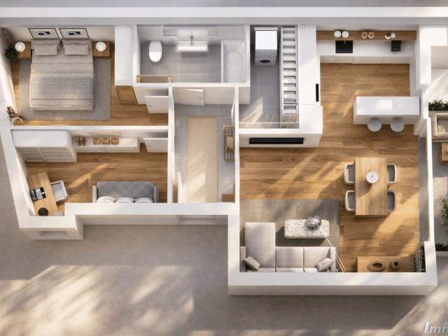 Erstbezug! Moderne, ruhige 3 Zimmer Wohnung mit großem Balkon in Graz in der Nähe der FH Joanneum
