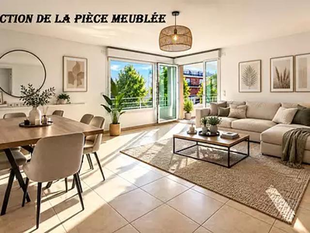 Essey lès Nancy 54270 Achat / Vente appartement 3 pièces t3 cave balcon