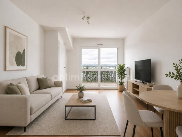 ESSEY LES NANCY 54 APPARTEMENT 2 PIECES 3EME ET DERNIER ETAGE ASCENSEUR BALCON LUMINEUX PARKING CAVE