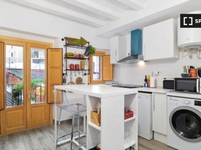 Estudio moderno en alquiler cerca del metro en el centro de El Raval