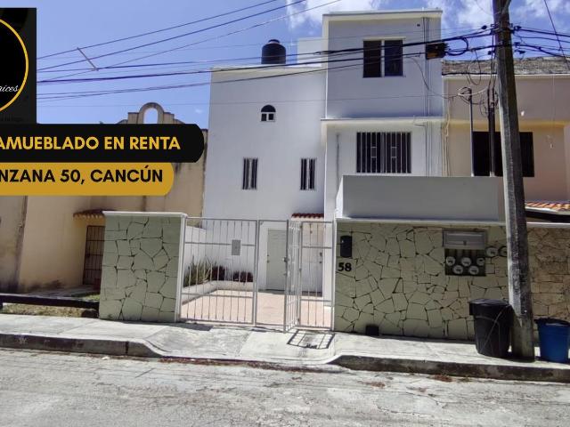 Estudio amueblado en renta en Canc?n para una persona en zona centro
