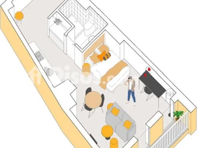 Estudio en alquiler en Calle Lazcano, 8