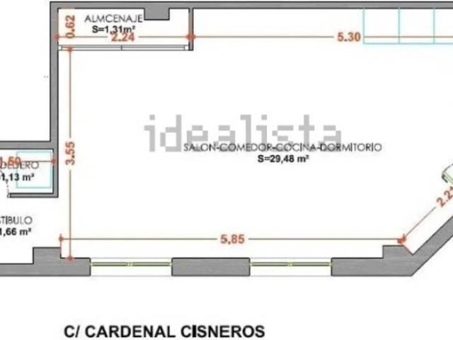 Estudio en venta en Calle Cardenal Cisneros 1, Pizarrales, Salamanca