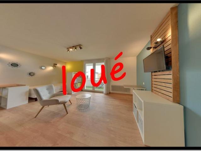 Est de PAU, � 10mn des Facs et du Centre Ville, Quartier Haut d'IDRON, T1 Meubl� avec Terrasse et parking priv� en R�sidence r�cente S�curis�e