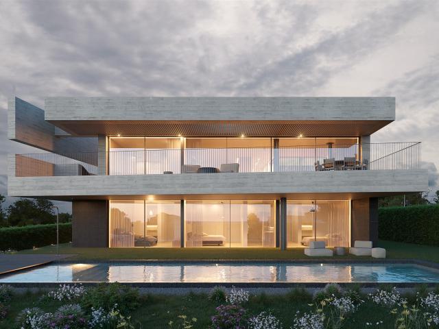 Esta villa moderna de 4 quartos oferece um layout cuidadosam. 300m² Lagos