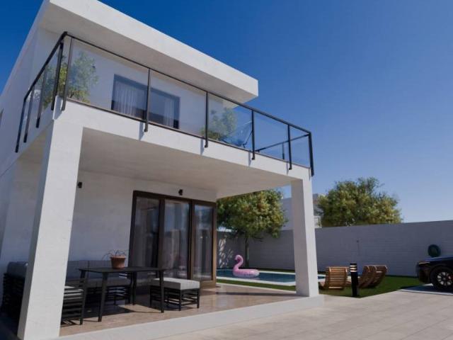 Este modelo es una villa independiente de dos plantas, const. 226m² Alacant