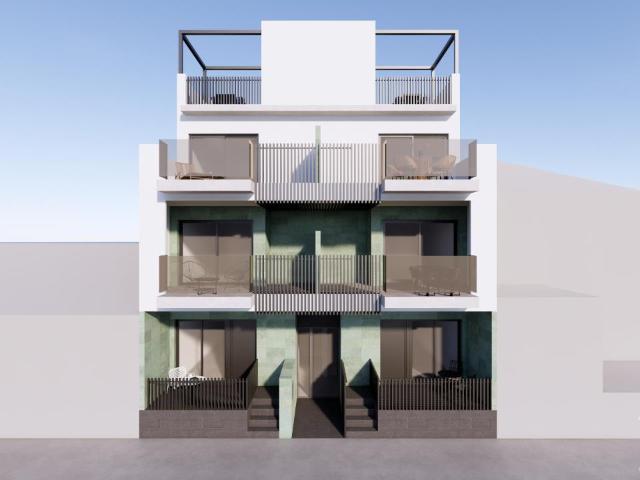 Este edificio de seis apartamentos se compone de tres planta. m² Torre de la Horadada
