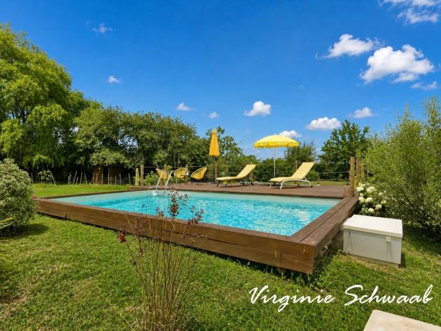 ESTIBEAUX 40, MAISON DE 192 M², 5 CHAMBRES, PISCINE, STUDIO ET DÉPENDANCE SUR 4 400 M²