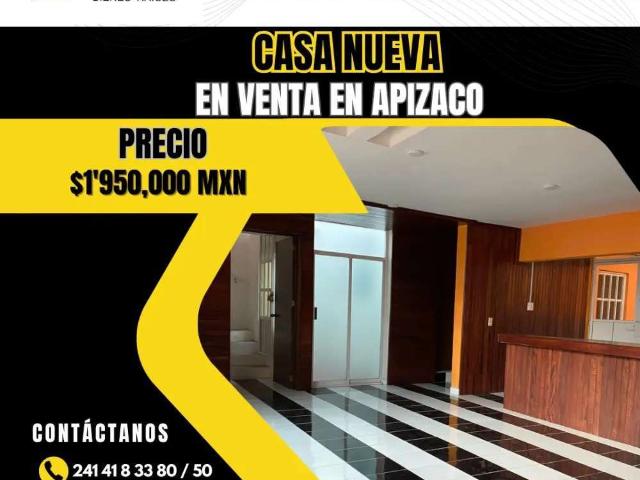 Estrena casa en venta en Apizaco